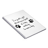 Nur ein Girl Hund Lover Hund Mama Niedlich Funny Z Notizblock (Rechte Seite)