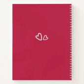 Nur ein Girl Triathlon Inspiration Modern Script Notizblock (Rückseite)