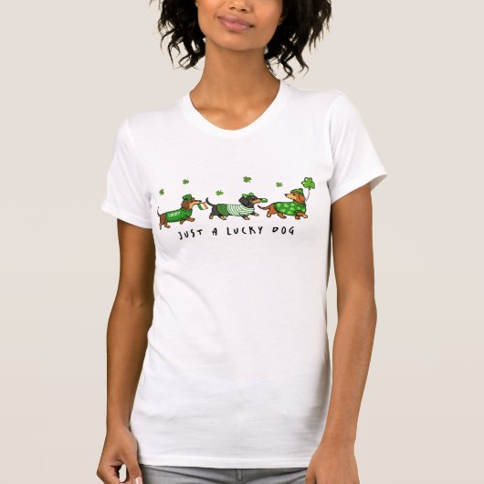Nur ein Glückshund T-Shirt (Vorderseite)