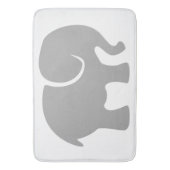 Nur ein grauer Elefant Badematte (Vorderseite Vertikal)