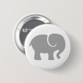 Nur ein grauer Elefant Button (Vorne & Hinten)