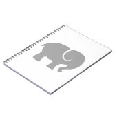 Nur ein grauer Elefant Notizblock (Linke Seite)