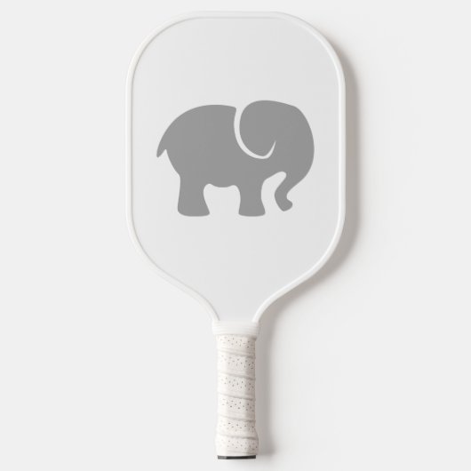 Nur ein grauer Elefant Pickleball Schläger (Vorderseite)