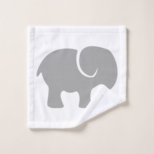 Nur ein grauer Elefant Waschlappen (Waschlappen)