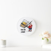 Nur ein großer Typ Runde Wanduhr (Zuhause)