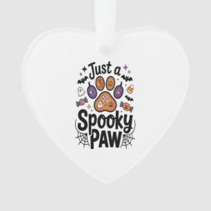 Nur ein gruseliger Pfoten-PNG, Hund Halloween Ornament