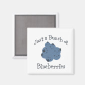 Nur ein Haufen Heidelbeeren Magnet (Vorderseite/Rückseite)