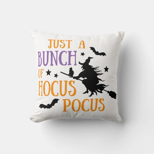 Nur ein Haufen Hocus Pocus Halloween Kissen (Vorderseite)