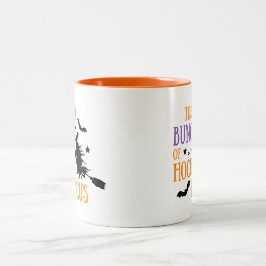 Nur ein Haufen Hocus Pocus Halloween Zweifarbige Tasse (Mittel)