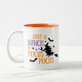 Nur ein Haufen Hocus Pocus Halloween Zweifarbige Tasse (Links)