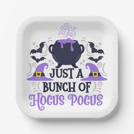 Nur ein Haufen Hocus Pocus Pappteller (Vorderseite)
