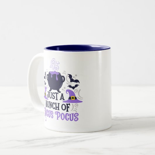 Nur ein Haufen Hocus Pocus Zweifarbige Tasse (Vorderseite Links)