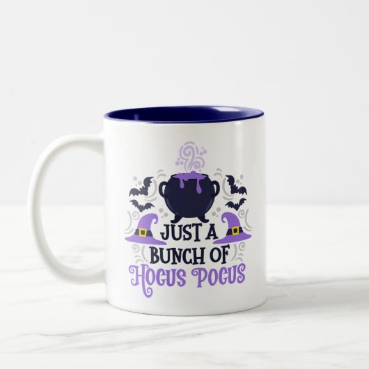 Nur ein Haufen Hocus Pocus Zweifarbige Tasse (Links)