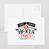 Nur ein Haufen Pokus Postkarte (Vorne/Hinten)