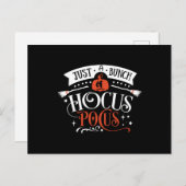 Nur ein Haufen Pokus Postkarte (Vorne/Hinten)