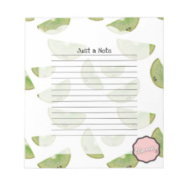 Nur ein Hinweis, anpassbarer Kiwi Notizblock