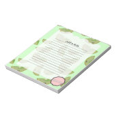 Nur ein Hinweis, anpassbarer Kiwi Notizblock (Rotiert)