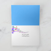 Nur ein Hinweis Musiknoten Karte (Innenseite)