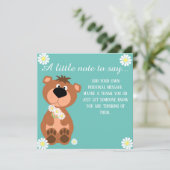 Nur ein Hinweis, um Niedliche Bären zu sagen (Stehend Vorderseite)