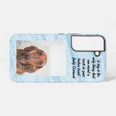 Nur ein Hund Marmorhintergrund Samsung Galaxy Gehä Hülle (Rückseite (Horizontal))