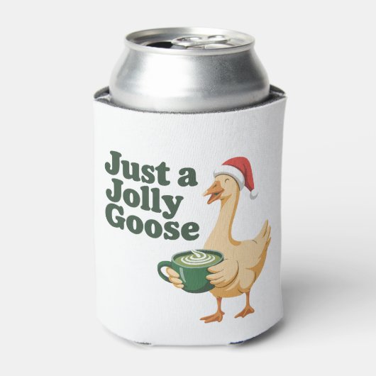 Nur ein Jolly Goose Christmas Bird Liebhaber Dosenkühler (Kanne Vorderseite)