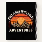 Nur ein Junge, der Abenteuer Lieben Notizblock (Rückseite)