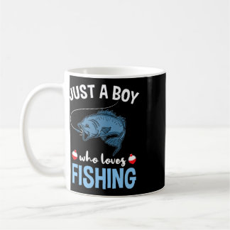 Nur ein Junge, der Angeln liebt Kaffeetasse