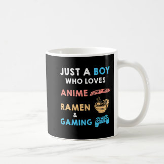 Nur ein Junge, der Anime Ramen und Gaming Spaß Lie Kaffeetasse