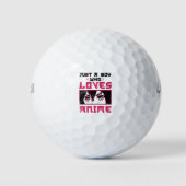 Nur ein Junge, der Anime Weeb Otaku Lieben Golfball (Vorderseite)