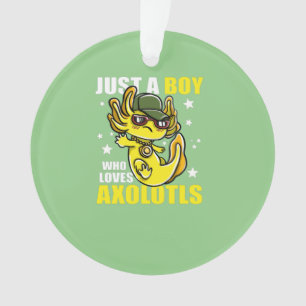 Nur ein Junge, der axolotls Niedliche Kawaii Liebe Ornament