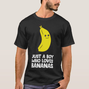 Nur ein Junge, der Bananen Liebe T-Shirt