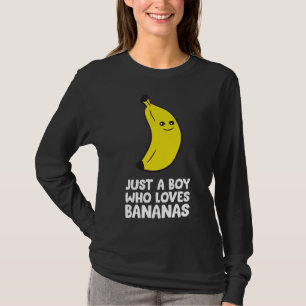 Nur ein Junge, der Bananen Liebe T-Shirt