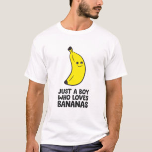 Nur ein Junge, der Bananen Liebe T-Shirt