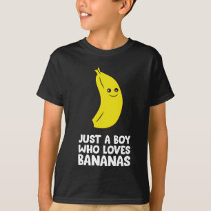 Nur ein Junge, der Bananen Liebe T-Shirt