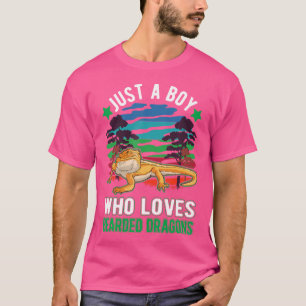 Nur ein Junge, der bärtige Drachen Liebe T-Shirt