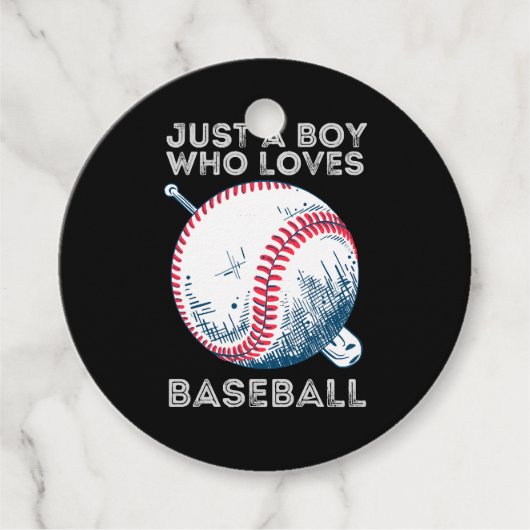 Nur ein Junge, der Baseball Batter Baseball Ball L Geschenkanhänger (Vorderseite)