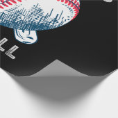 Nur ein Junge, der Baseball Batter Baseball Ball L Geschenkpapier (Ecke)