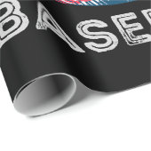 Nur ein Junge, der Baseball Batter Baseball Ball L Geschenkpapier (Rolleneckpunkt)