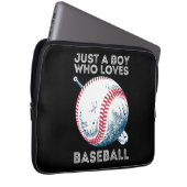 Nur ein Junge, der Baseball Batter Baseball Ball L Laptopschutzhülle (Vorne Rechts)