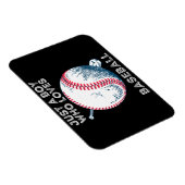 Nur ein Junge, der Baseball Batter Baseball Ball L Magnet (Rechte Seite)