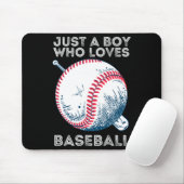 Nur ein Junge, der Baseball Batter Baseball Ball L Mousepad (Mit Mouse)