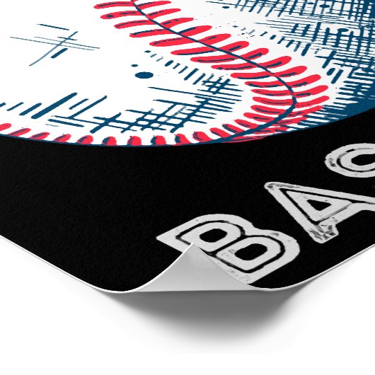 Nur ein Junge, der Baseball Batter Baseball Ball L Poster (Ecke)