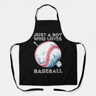 Nur ein Junge, der Baseball Batter Baseball Ball L Schürze