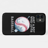 Nur ein Junge, der Baseball Liebe Case-Mate iPhone Hülle (Rückseite (Horizontal))