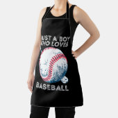 Nur ein Junge, der Baseball Liebe Schürze (InSitu)