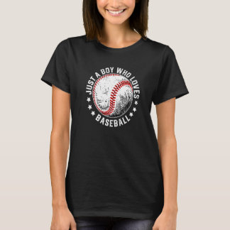 Nur ein Junge, der Baseball-Lieblings-Baseball-Pal T-Shirt