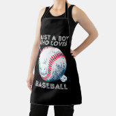 Nur ein Junge, der Baseball liebt Schürze (InSitu)
