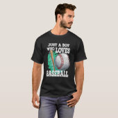 Nur ein Junge, der Baseball-Spieler Liebe T-Shirt (Vorne ganz)