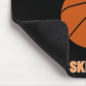 Nur ein Junge, der Basketball Liebe Basketball Kle Mousepad (Ecke)