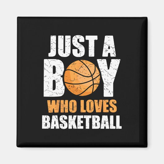 Nur ein Junge, der Basketball Liebe Magnet (Vorne)